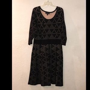 Lane Bryant 18/20 black sweater dress